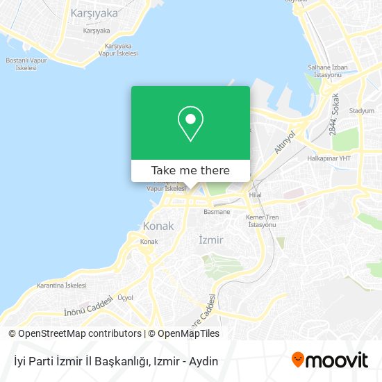 İyi Parti İzmir İl Başkanlığı map
