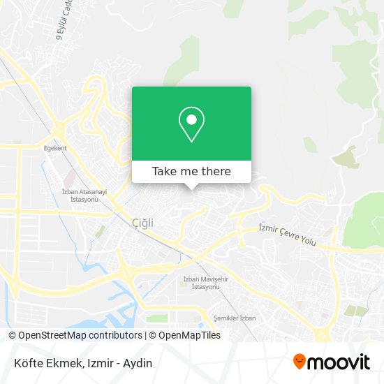 Köfte Ekmek map