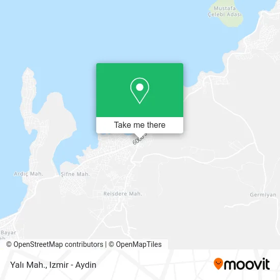 Yalı Mah. map