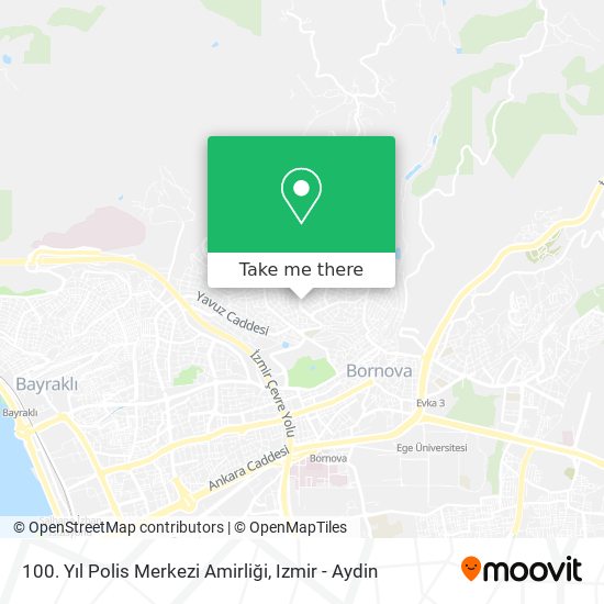 100. Yıl Polis Merkezi Amirliği map