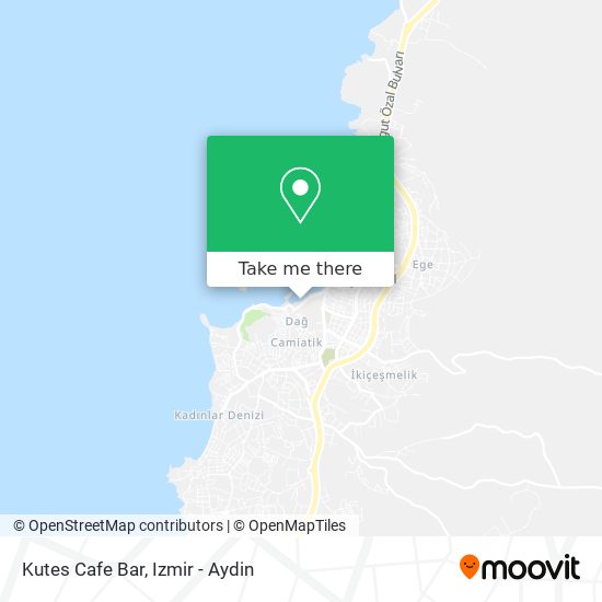 Kutes Cafe Bar map