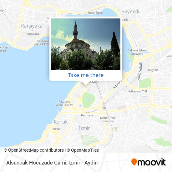 Alsancak Hocazade Cami map