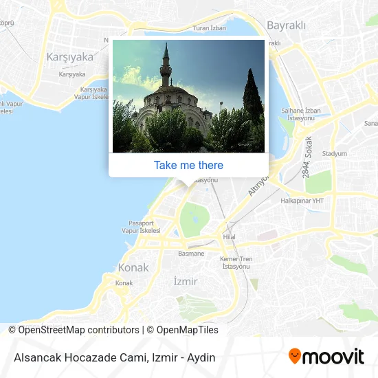 Alsancak Hocazade Cami map