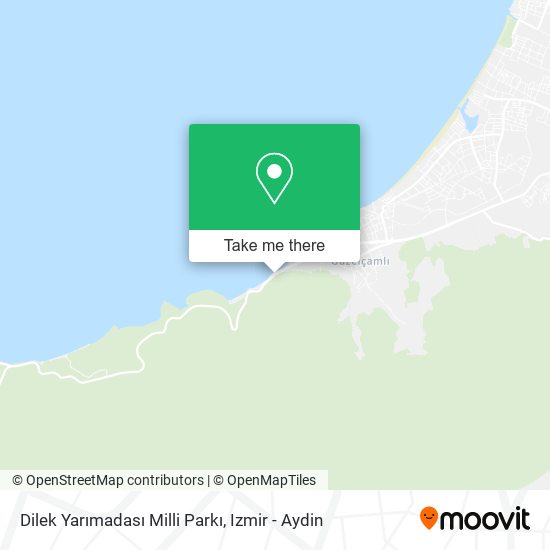 Dilek Yarımadası Milli Parkı map