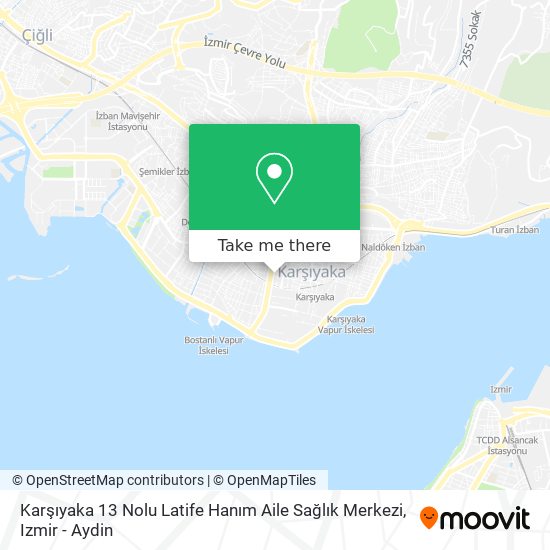 Karşıyaka 13 Nolu Latife Hanım Aile Sağlık Merkezi map
