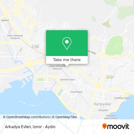 Arkadya Evleri map