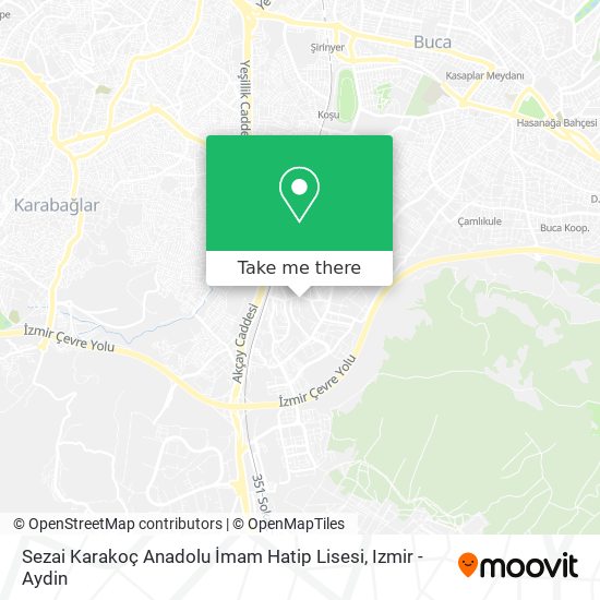 Sezai Karakoç Anadolu İmam Hatip Lisesi map