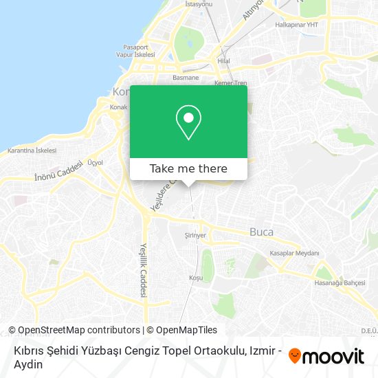 Kıbrıs Şehidi Yüzbaşı Cengiz Topel Ortaokulu map