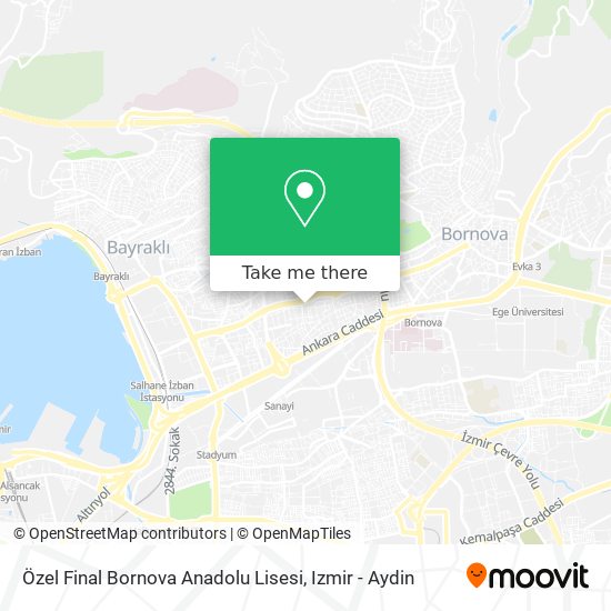 Özel Final Bornova Anadolu Lisesi map