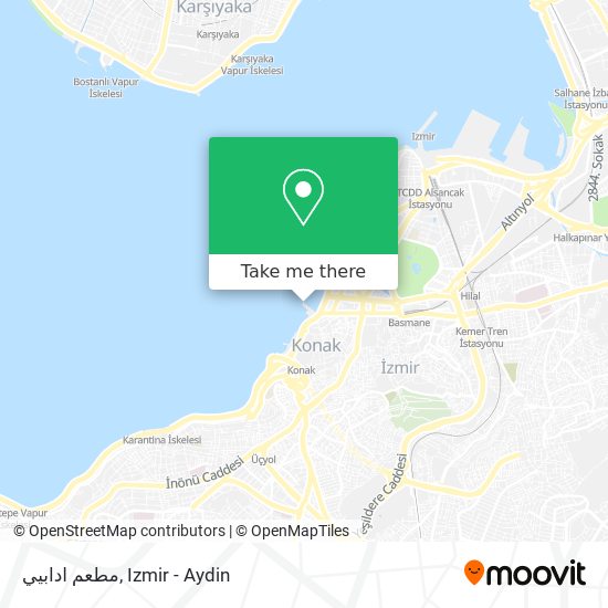 مطعم ادابيي map