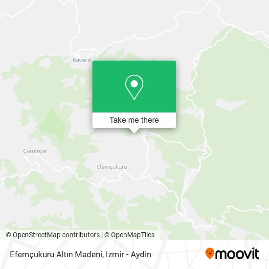 Efemçukuru Altın Madeni map