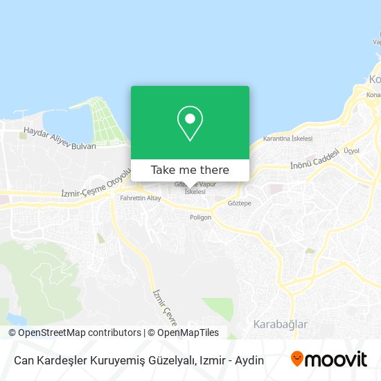 Can Kardeşler Kuruyemiş Güzelyalı map