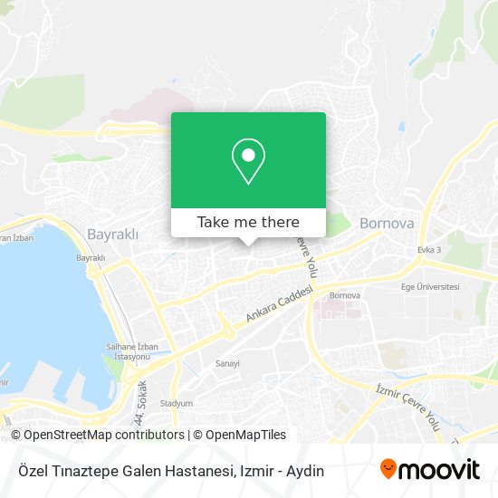 Özel Tınaztepe Galen Hastanesi map
