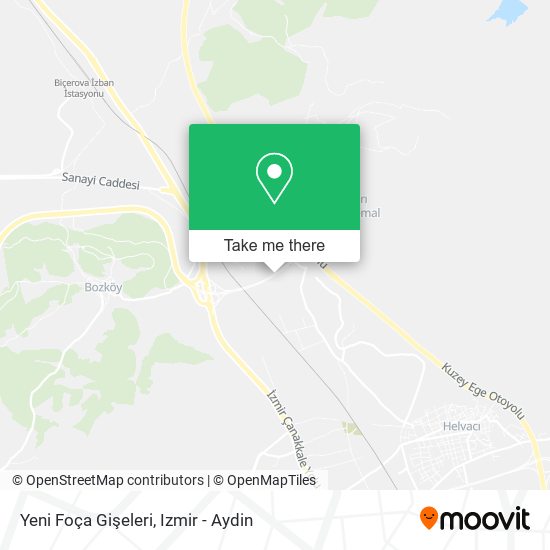 Yeni Foça Gişeleri map