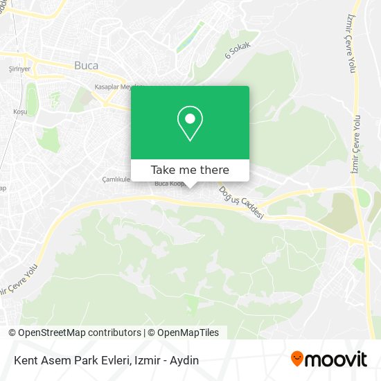 Kent Asem Park Evleri map