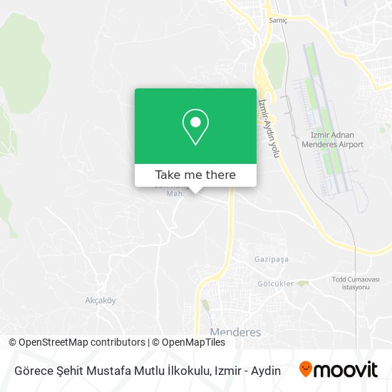 Görece Şehit Mustafa Mutlu İlkokulu map