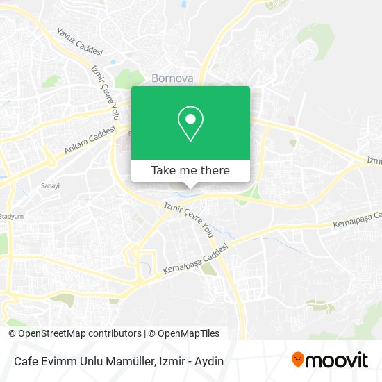 Cafe Evimm Unlu Mamüller map