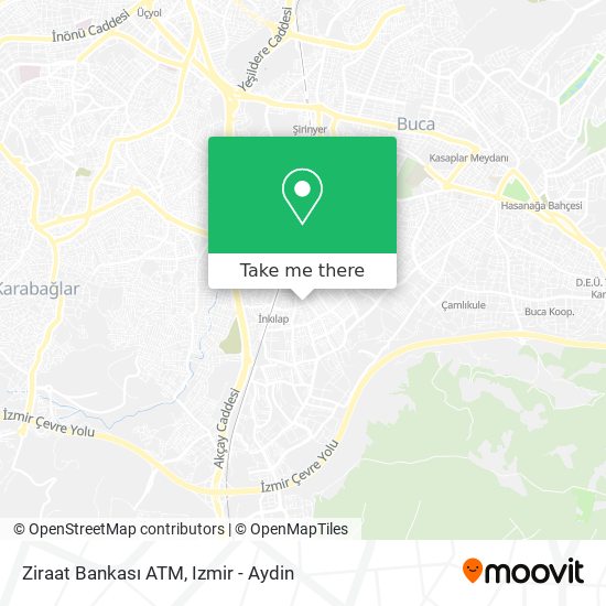 Ziraat Bankası ATM map