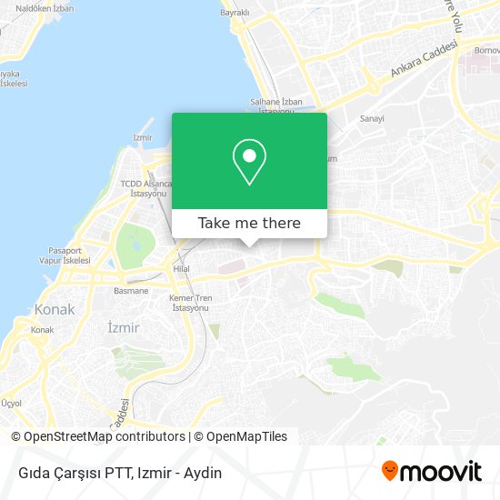 Gıda Çarşısı PTT map