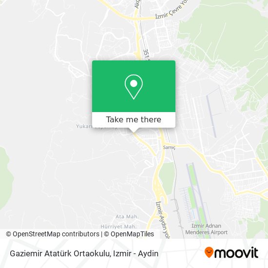 Gaziemir Atatürk Ortaokulu map
