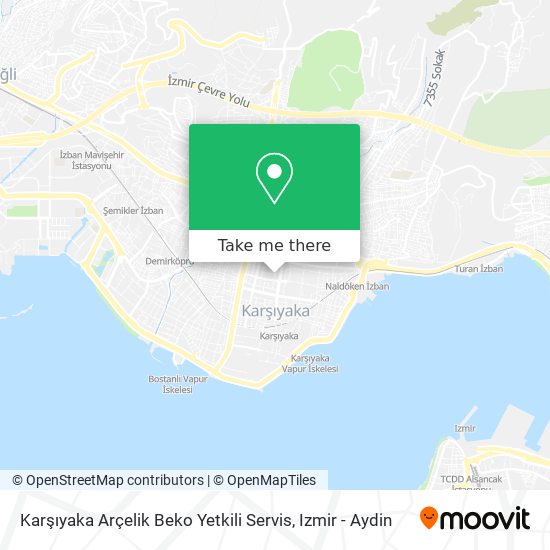 Karşıyaka Arçelik Beko Yetkili Servis map