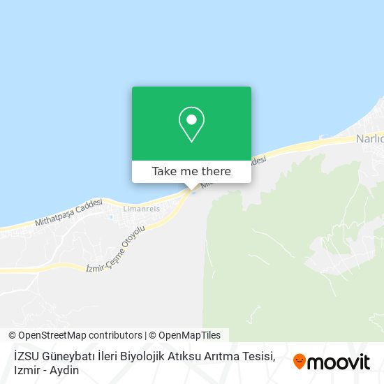 İZSU Güneybatı İleri Biyolojik Atıksu Arıtma Tesisi map