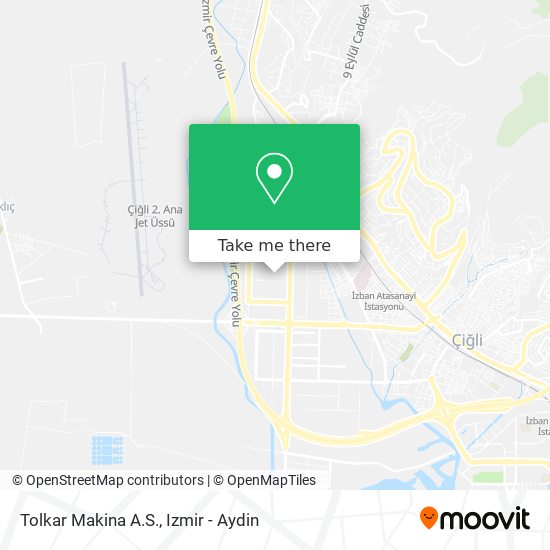 Tolkar Makina A.S. map