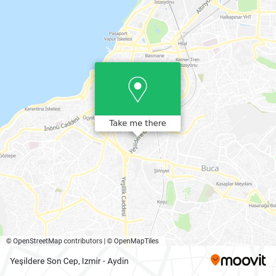 Yeşildere Son Cep map
