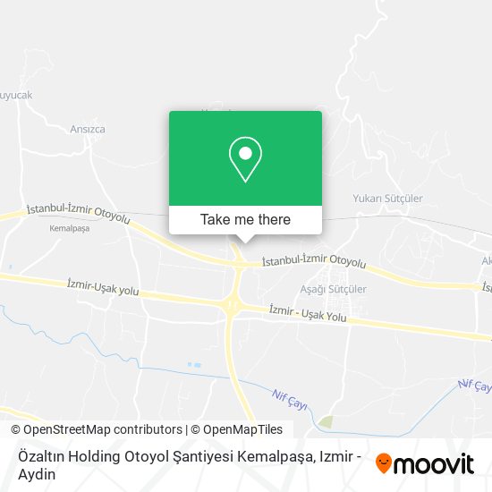 Özaltın Holding Otoyol Şantiyesi Kemalpaşa map