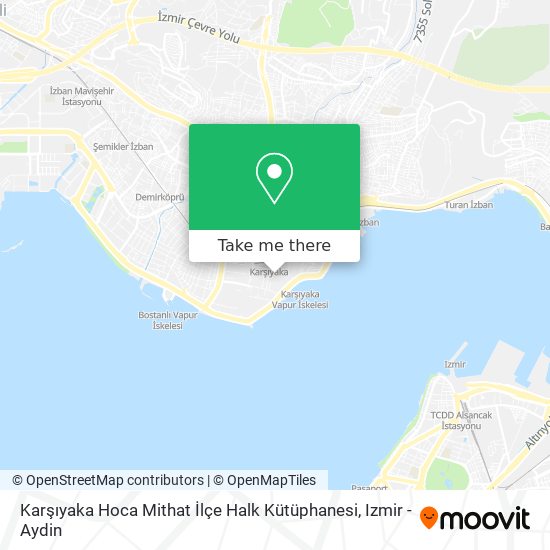 Karşıyaka Hoca Mithat İlçe Halk Kütüphanesi map