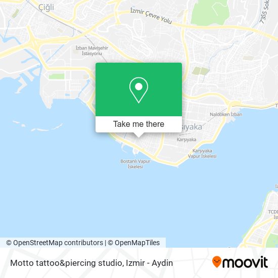 Motto tattoo&piercing studio map