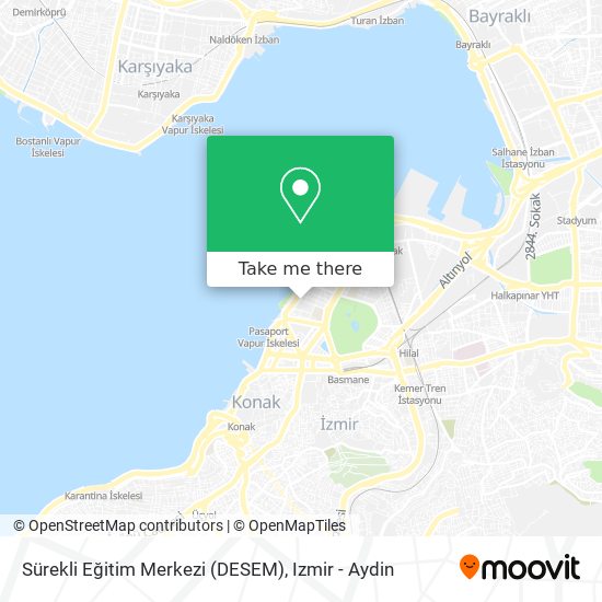 Sürekli Eğitim Merkezi (DESEM) map