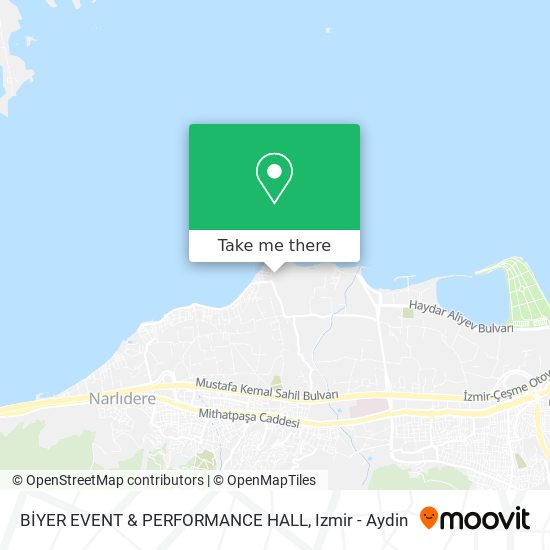 BİYER EVENT & PERFORMANCE HALL map