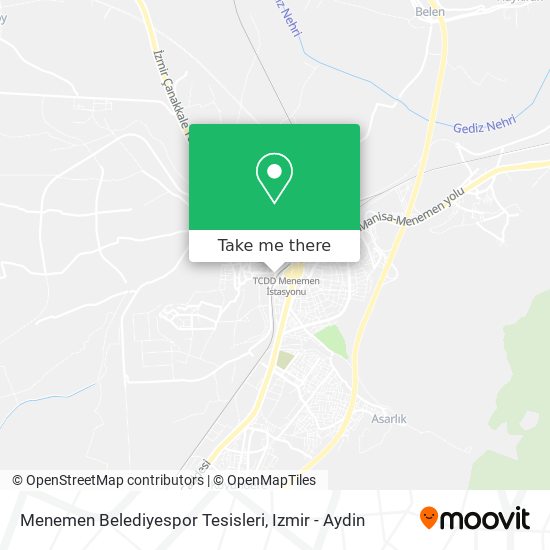 Menemen Belediyespor Tesisleri map