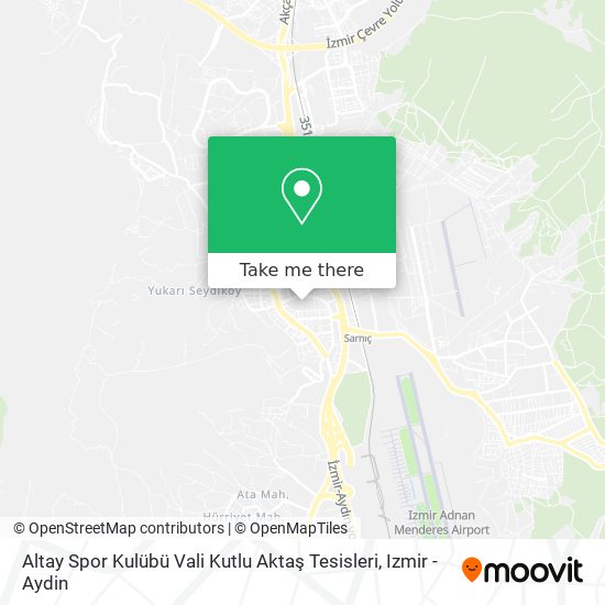Altay Spor Kulübü Vali Kutlu Aktaş Tesisleri map
