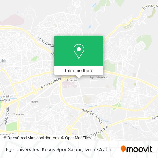 Ege Üniversitesi Küçük Spor Salonu map