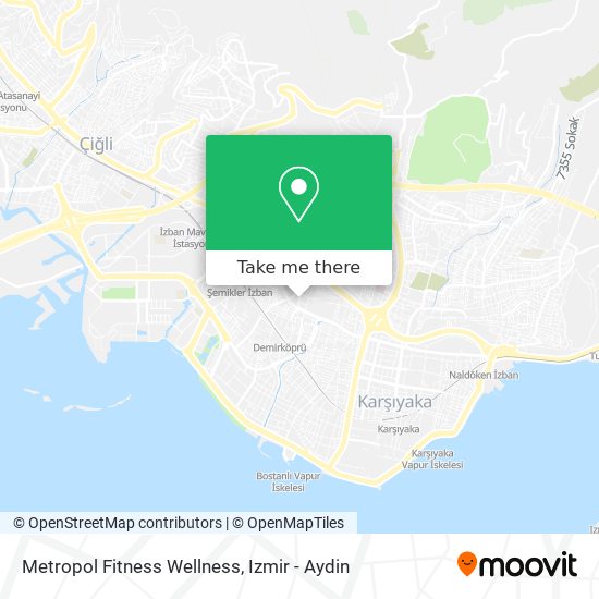Metropol Fitness Wellness map