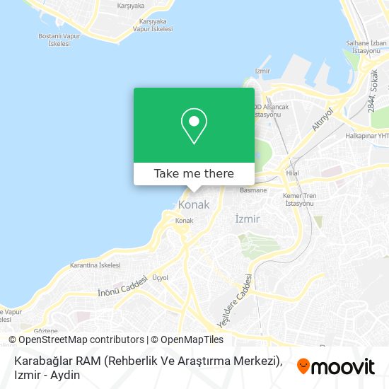Karabağlar RAM (Rehberlik Ve Araştırma Merkezi) map
