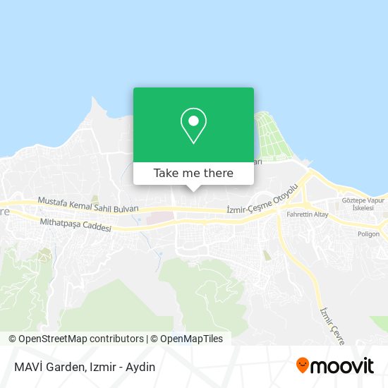 MAVİ Garden map