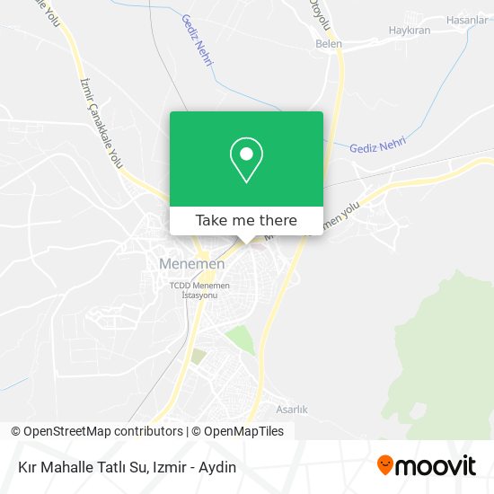 Kır Mahalle Tatlı Su map