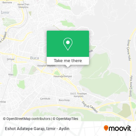 Eshot Adatepe Garajı map