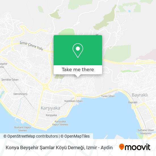 Konya Beyşehir Şamlar Köyü Derneği map
