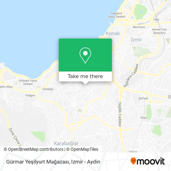 Gürmar Yeşilyurt Mağazası map
