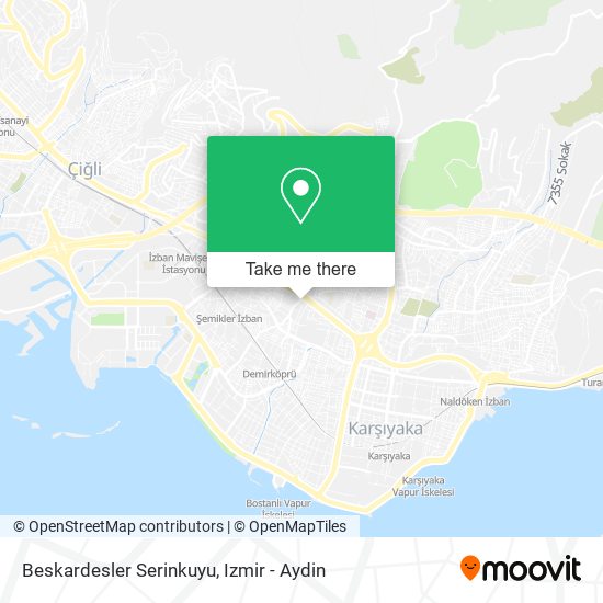 Beskardesler Serinkuyu map