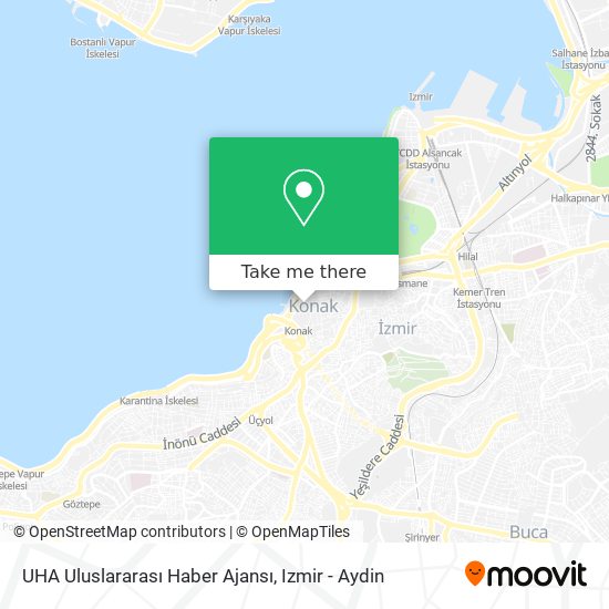 UHA Uluslararası Haber Ajansı map