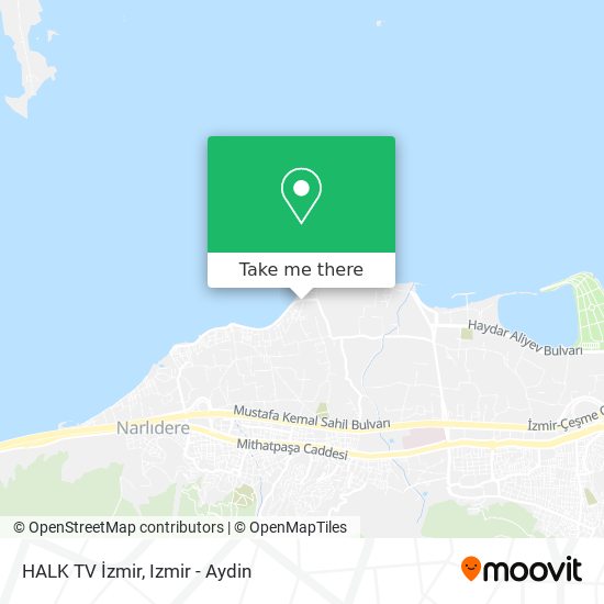 HALK TV İzmir map