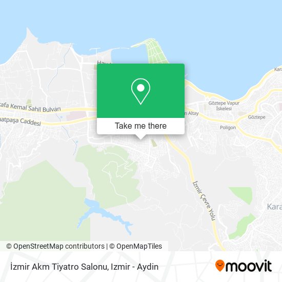 İzmir Akm Tiyatro Salonu map
