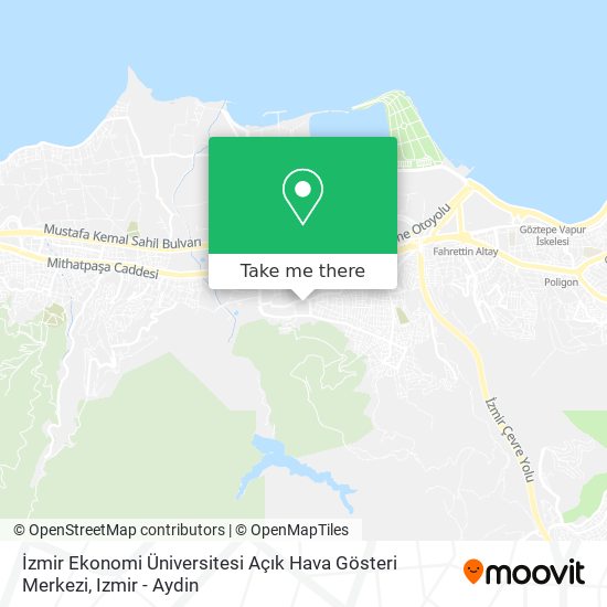 İzmir Ekonomi Üniversitesi Açık Hava Gösteri Merkezi map