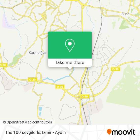 The 100 sevgilerle map