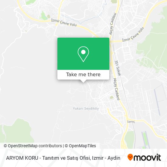 ARYOM KORU - Tanıtım ve Satış Ofisi map